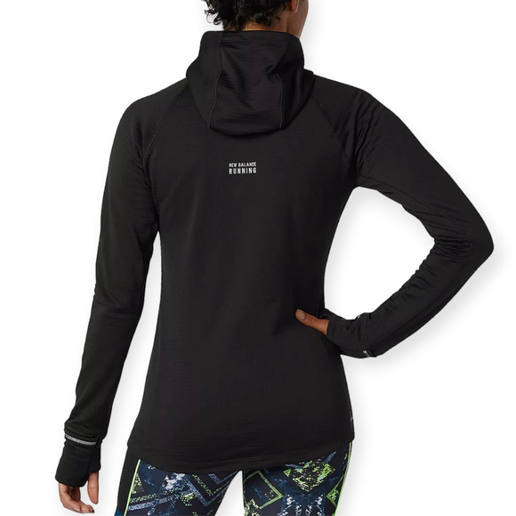 New Balance Running Heat Hoodie NWT Large Black - Picture 3 of 16